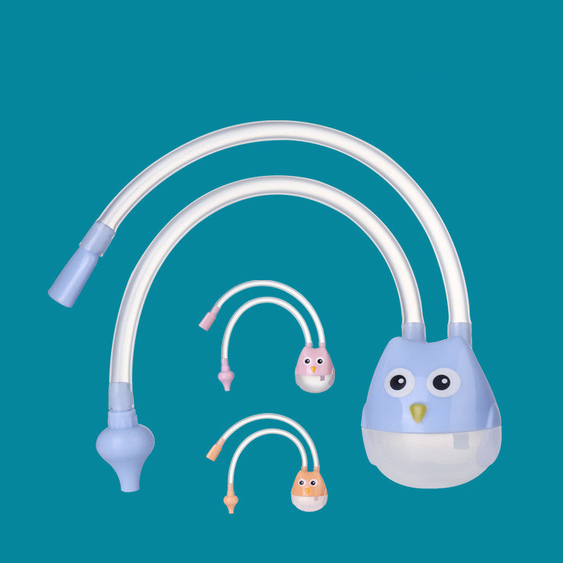 Cartoon Baby Mouth Suction Nasal Aspirator Baby Nose Cleaner