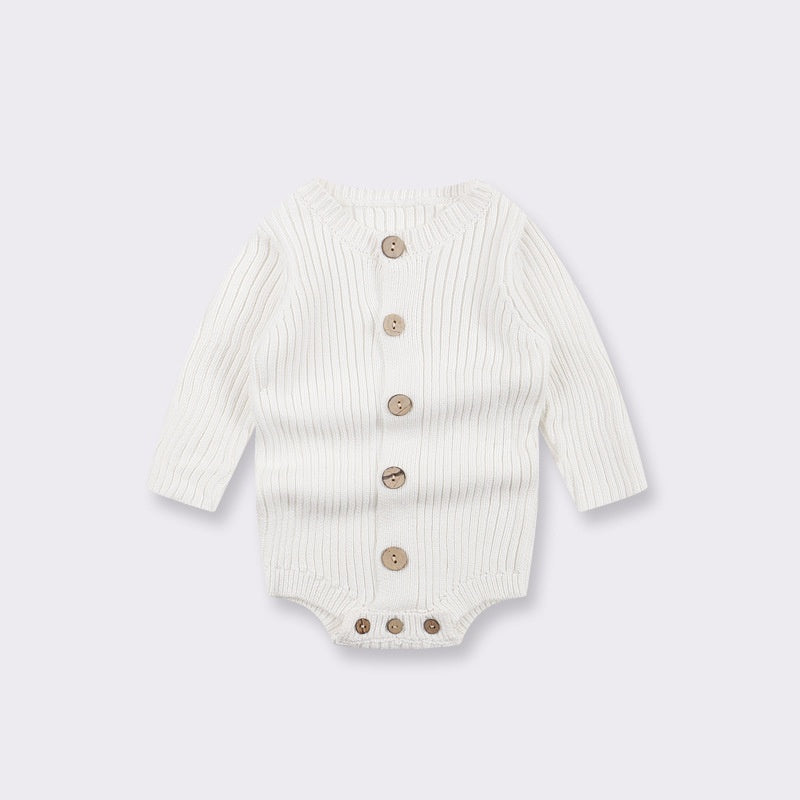 Knitted Sweater Baby Bodysuit One-piece Baby Wear